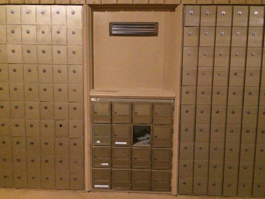 Mailbox rental, post office box