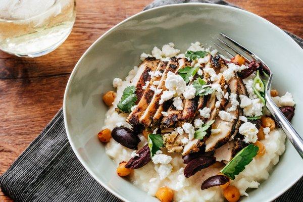 GREEK CHICKEN RISOTTO