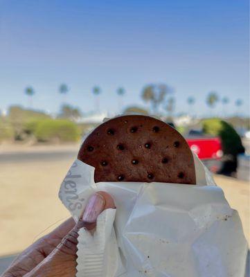 Ice cream from our fellow campers.  Perfect for the hot weather we've been experiencing!