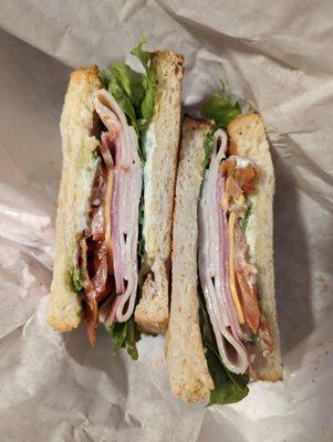 Mother Earth - turkey, ham, bacon, avocado, cheese