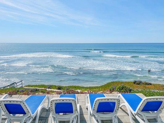 Oceanfront view at our 3BD/3BA oceanfront home known as "Shore Drive"