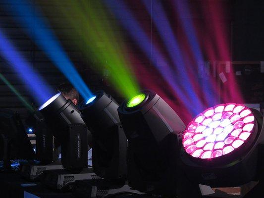 Vincent Lighting has one of the largest - and best maintained - inventory of stage lighting equipment in the Midwest.