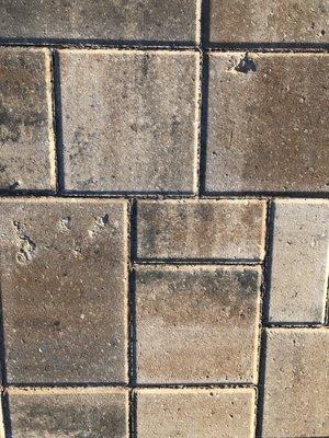 Defective pavers