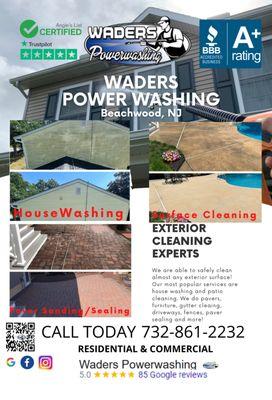 Waders Power Washing Flyer