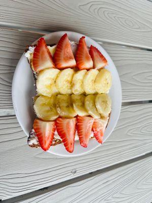 Ricotta fruit toast