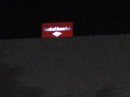 Night sign of bank of America