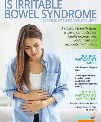 Join our paid IBS Study today!