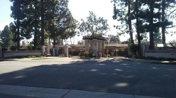 Entrance off of Harrison Ave. and Northwestern Dr.