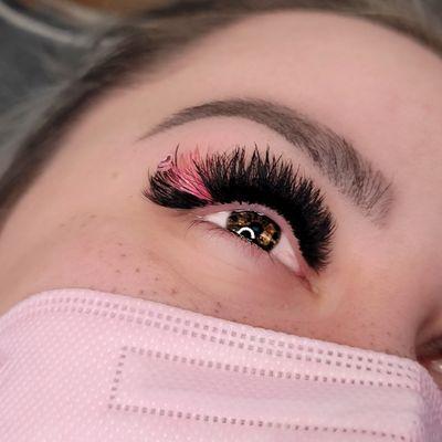 Pop of pink