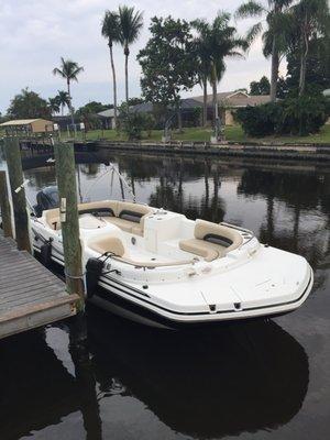 Brand new Hurricane 23 ft. thanks