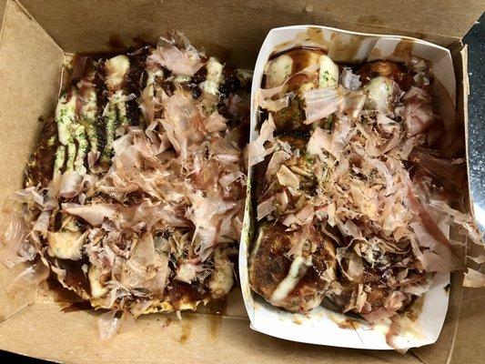 Shrimp Okonomiyaki, Takoyaki