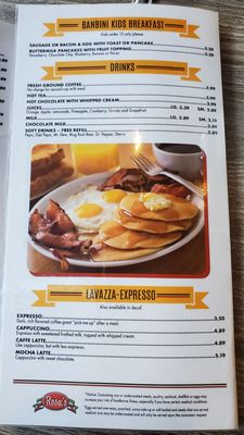 Breakfast Menu