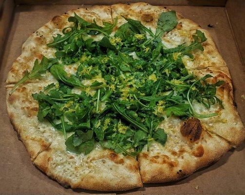 Lemon Garlic Arugula