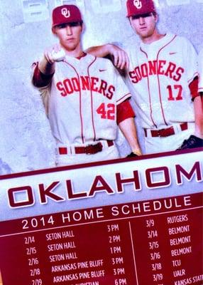 2014 Home Schedule