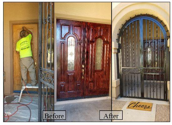 Painting Front Door & Gate