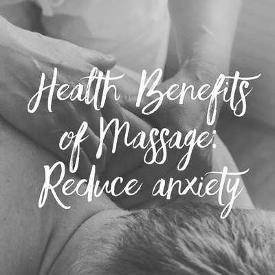 Routine massage can decrease anxiety levels for adults and children.