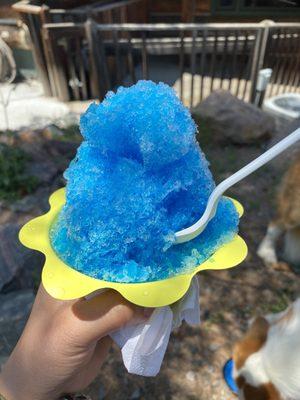 Blue raspberry snow cone