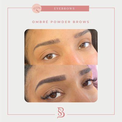 Ombré powder brows