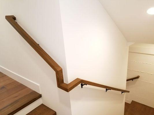 White oak rails