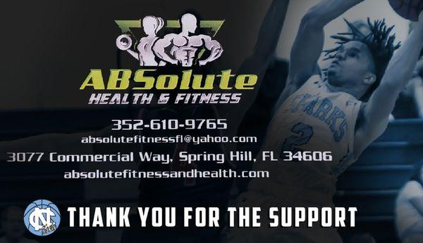 We proudly sponsor  NATURE COAST TECHNICAL HIGH SCHOOL BASKETBALL