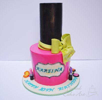 Spa Nail Polish Birthday Cake