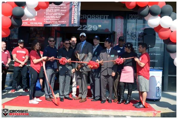 Ribbon cutting w/Mayor & City Council