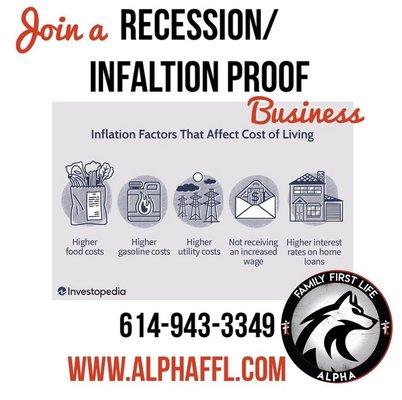 Join a RECESSION/INFLATION Proof industry.