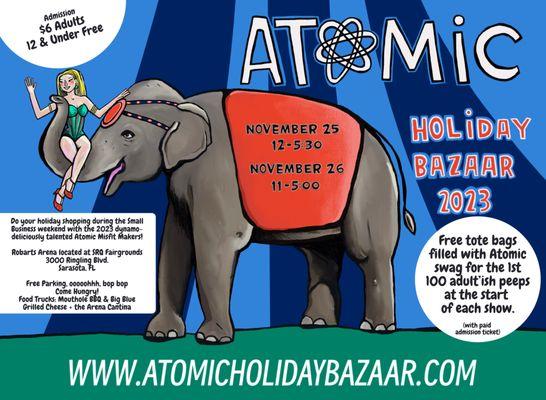 Atomic Holiday Bazaar 2023