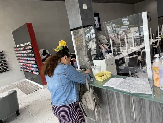 Front desk