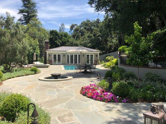 Custom Pavilion, pool and patio