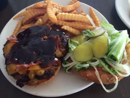 BBQ Bacon Cheeseburger. ZOMG