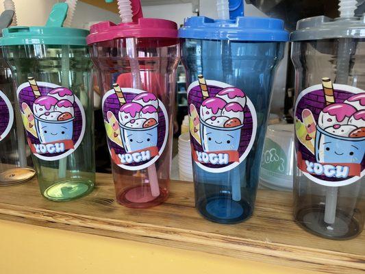 Cute cups for the aguas frescas!