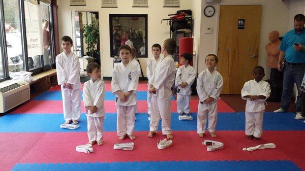 Little Dragons earning their next belts.