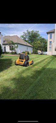 Lawn mowing