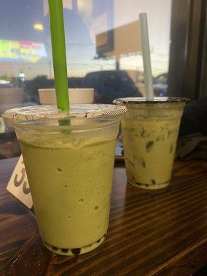 Matcha Smoothie w/ Boba