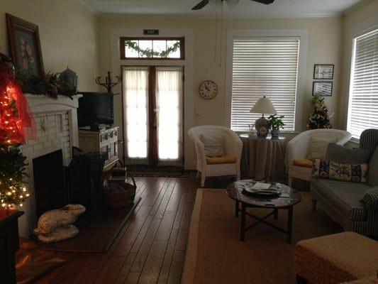 Living room in The Cottage