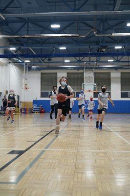 Youth basketball game