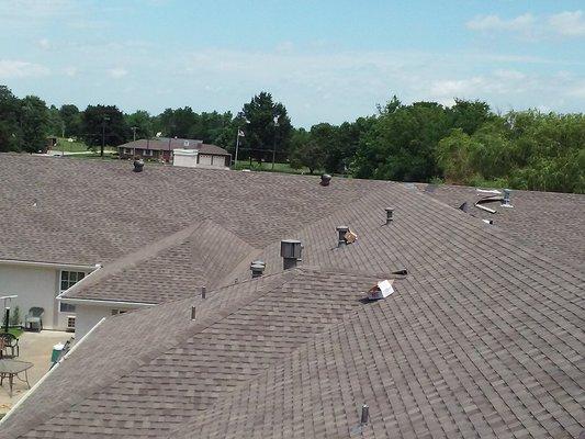 retirement  home new roof 30 yr shingles  edgerton kansas