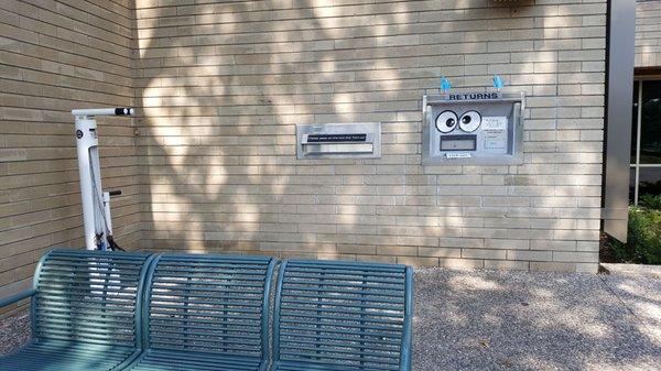 Bike repair and cute book drop