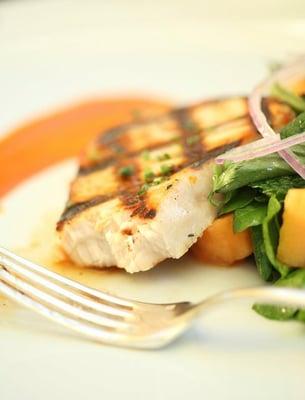 grilled halibut