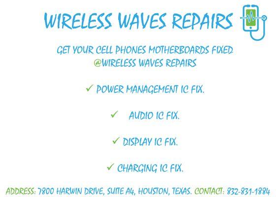 No Need To Worry! As Cell Phones Motherboards Can Be Repaired @Wireless Waves Repairs :)