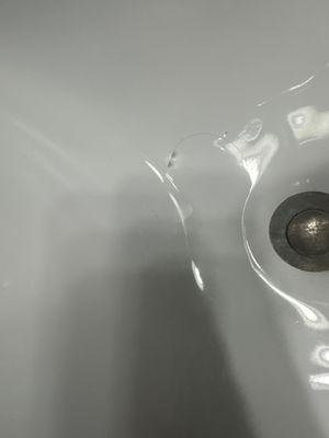 Broken sink