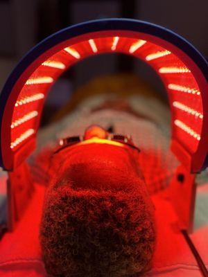 Red LED for anti-aging benefits