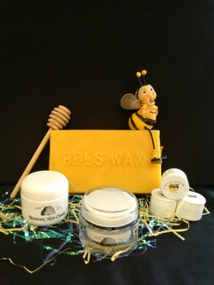 We also carry Beeswax for all your home project needs as well as creams and balms made from natural beeswax as well.