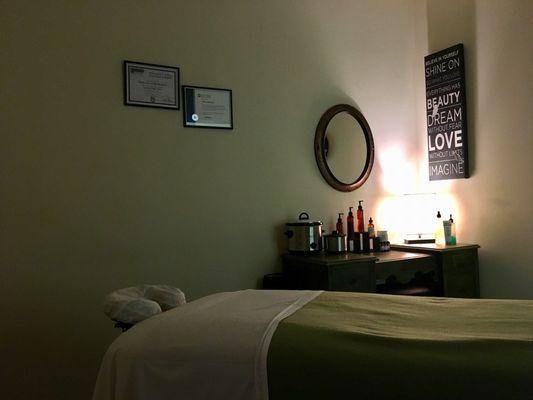 Where the magic happens. Massage is good for the soul.