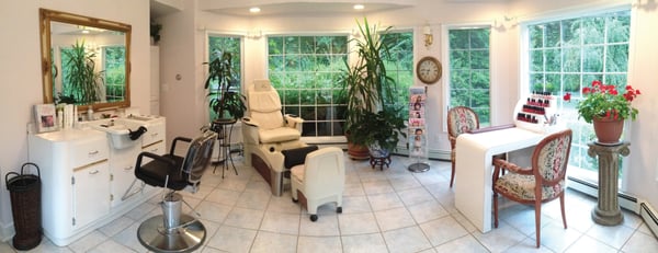 The Salon area