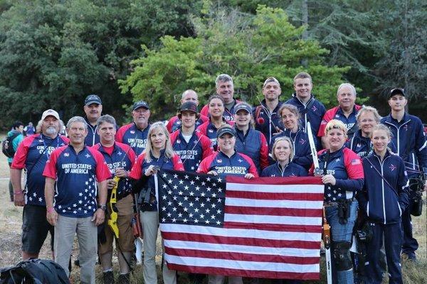 Owners and several shooters from FFA attending the World 3D championship in Robion, France.