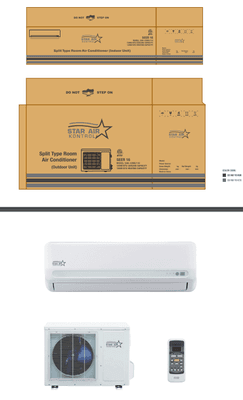 Our own brand name Toshiba Compressor Powered ductless mini split air conditioner.