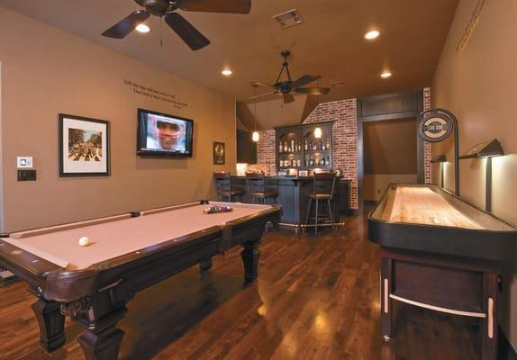 One Billiards Gameroom Design