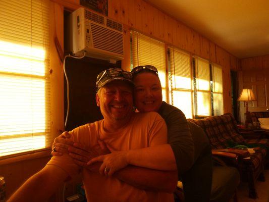 Me and my Unk at the big cabin